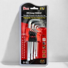 Набор ключей шестигранных 9 шт. средние