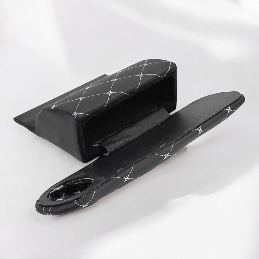 Подлокотник газель на дверь с бардачком, комплект левый + правый, цвет черный, строчка белая Подлокотник газель на дверь с бардачком, комплект левый + правый, цвет черный, строчка белая