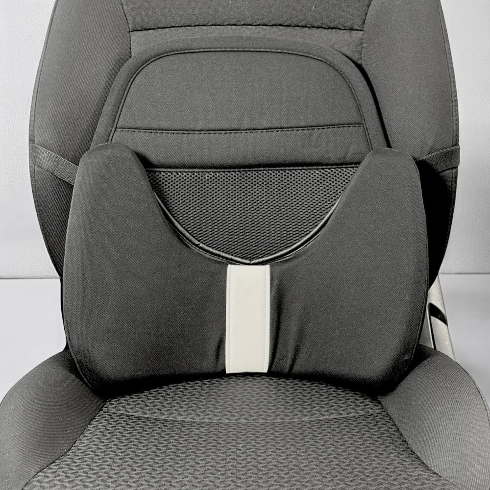 Подушка автомобильная суппорт с памятью для спины, maximal, цвет черный, комплект из двух частей Подушка автомобильная суппорт с памятью для спины, maximal, цвет черный, комплект из двух частей