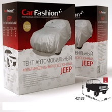Тент для автомобиля JEEP CLASSIC L, цвет серебристый