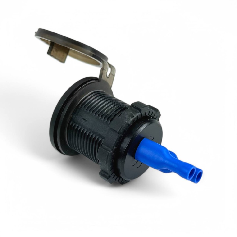 Врезной разъем USB/TYPE-C 38 Вт, поддержка QC/PD цвет черный Врезной разъем USB/TYPE-C 38 Вт, поддержка QC/PD цвет черный