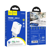 Телефонное сетевое зу 1 usb 3.0а, type-c 20w