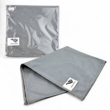 Салфетка 40*40см из микрофибры для стекол 280г, цвет серый