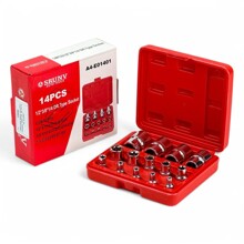 Набор торцевых головок TORX 1/2, 3/8, 1/4 14 пр. в кейсе