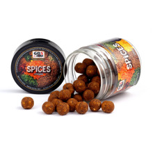 Бойлы вареные насадочные GBS Speces (специи) 15мм (100 г, банка)