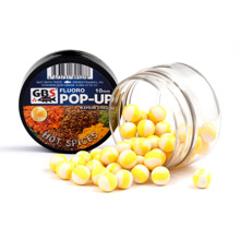Бойлы плавающие POP-UP 12 мм GBS HOT SPICES (острые специи) 55г банка