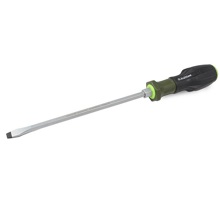 Отвертка усиленная шлицевая 8х200мм, с 3-х компонентной ручкой