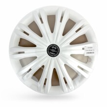 Колпак декоративный 14 гига белый глянец 2 шт.