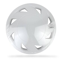 Колпак декоративный 15 рутен белый глянец 2 шт.