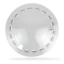 Колпак декоративный 15 сильвер белый глянец 2 шт.