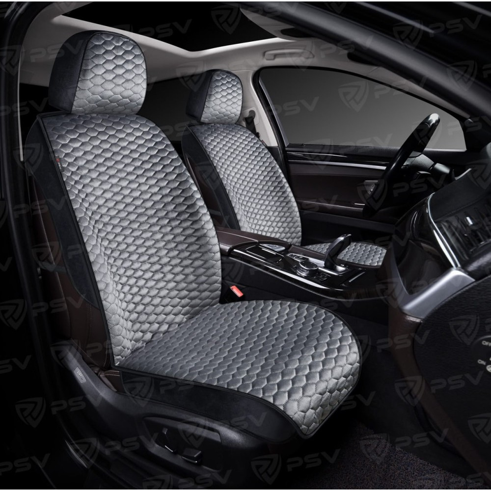 Комплект накидок на весь салон 3D SOTA Next PLUS, материал Велюр, цвет черный-серый, строчка серая, кант черный Комплект накидок на весь салон 3D SOTA Next PLUS, материал Велюр, цвет черный-серый, строчка серая, кант черный