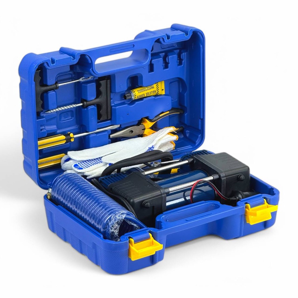 Компрессор 60 л/мин MasterPro са-600с, 160 вт, 4 метра, двухпоршневой в кейсе Компрессор 60 л/мин MasterPro са-600с, 160 вт, 4 метра, двухпоршневой в кейсе