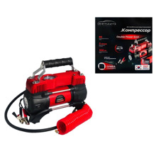 Компрессор 85 л/мин Double Power са-610 с фонарем, 300Вт, 3 метра длина кабеля, двухпоршневой