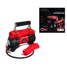 Компрессор 85 л/мин Double Digital са-615, 300вт, 3 метра длина кабеля, двухпоршневой