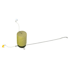 Оснастка для донной ловли с Гидропланктон Гейзер неваляшка-70 с лидкором, 2 крючка Iseama №13, грузило 70г