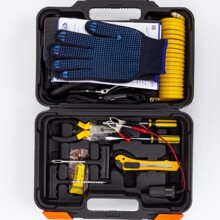 Компрессор 65 л/мин BP001 двухпоршневой с инструментами и цифровым дисплеем, автостоп