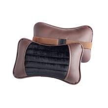Подушка автомобильная под шею MONACO, цвет коричневый/черный/коричневый/коричневый