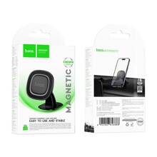 Телефонный держатель на панель, магнитный, цвет черный металлический серый