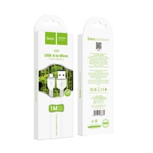 Телефонный кабель micro usb/android, 1 м, 2,4 A, цвет белый