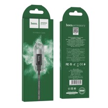 Телефонный кабель micro usb/android, 1 м, 2,4 A, нейлоновая оплетка, цвет черный3