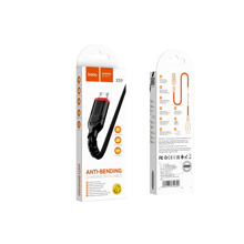 Телефонный кабель micro usb/android, 1м, 2,4а, нейлоновая оплетка, цвет черный