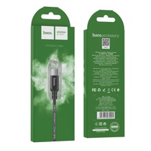 Телефонный кабель micro usb/android, 2 м, 2,4 A, нейлоновая оплетка, цвет черный