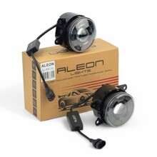 Противотуманная фара LED 2180-2190 Vesta/Granta FL/Ford/Toyota линза (компл) /AL-90W-1M