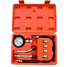 Компрессометр для бензиновых двигателей, 8пр., в кейсе