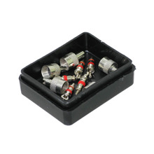 Набор автолюбителя №5 (5 колпачков метал., 5 золотников коротких, без ключа)