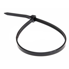 Хомут стяжка нейлон 4*300 мм, м5 цвет черный (100 шт пакет)/150