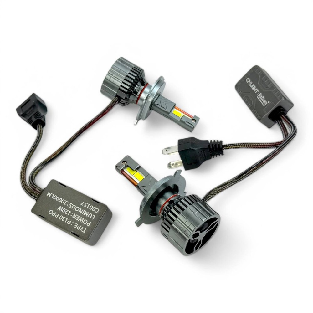Светодиодные лампы H4 P130 PRO 6500K 10000Lm 120W 12V Светодиодные лампы H4 P130 PRO 6500K 10000Lm 120W 12V