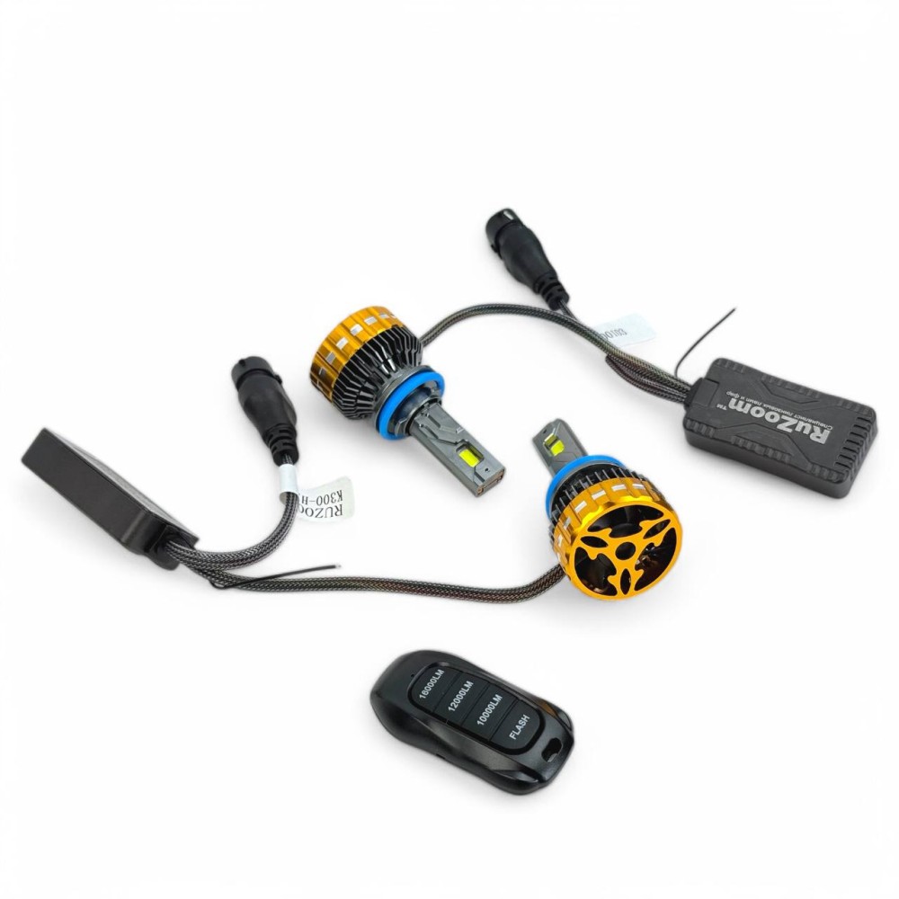 Светодиодные лампы H11 K300 6500K 15000Lm 150W 12V Светодиодные лампы H11 K300 6500K 15000Lm 150W 12V