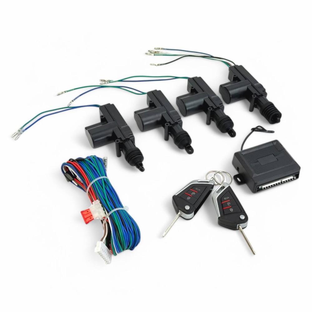 Центральный замок с брелоками 2шт с приводами двери Центральный замок с брелоками 2шт с приводами двери