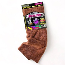 Салфетка 40*40 микрофибра цвет в ассортименте