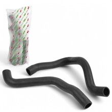 Комплект патрубков радиатора для ваз-1118 калина 8 клап. (из 2-х шт.) черная резина VPT