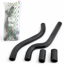 Комплект патрубков радиатора для ваз-2108 (из 4-х шт.) черная резина VPT