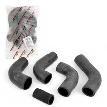 Комплект патрубков радиатора для газель, дв. 405 Евро-3 (из 5-х шт.) черная резина VPT