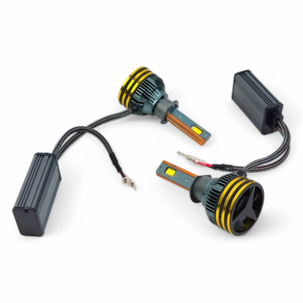 Светодиодные лампы H1 9-32V LED Yellow 150W 6000K 15000Lm (комплект 2шт) Светодиодные лампы H1 9-32V LED Yellow 150W 6000K 15000Lm (комплект 2шт)