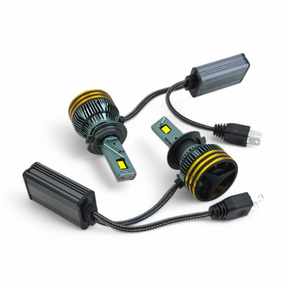 Светодиодные лампы H7 9-32V LED Yellow 150W 6000K 15000Lm (комплект 2шт) Светодиодные лампы H7 9-32V LED Yellow 150W 6000K 15000Lm (комплект 2шт)