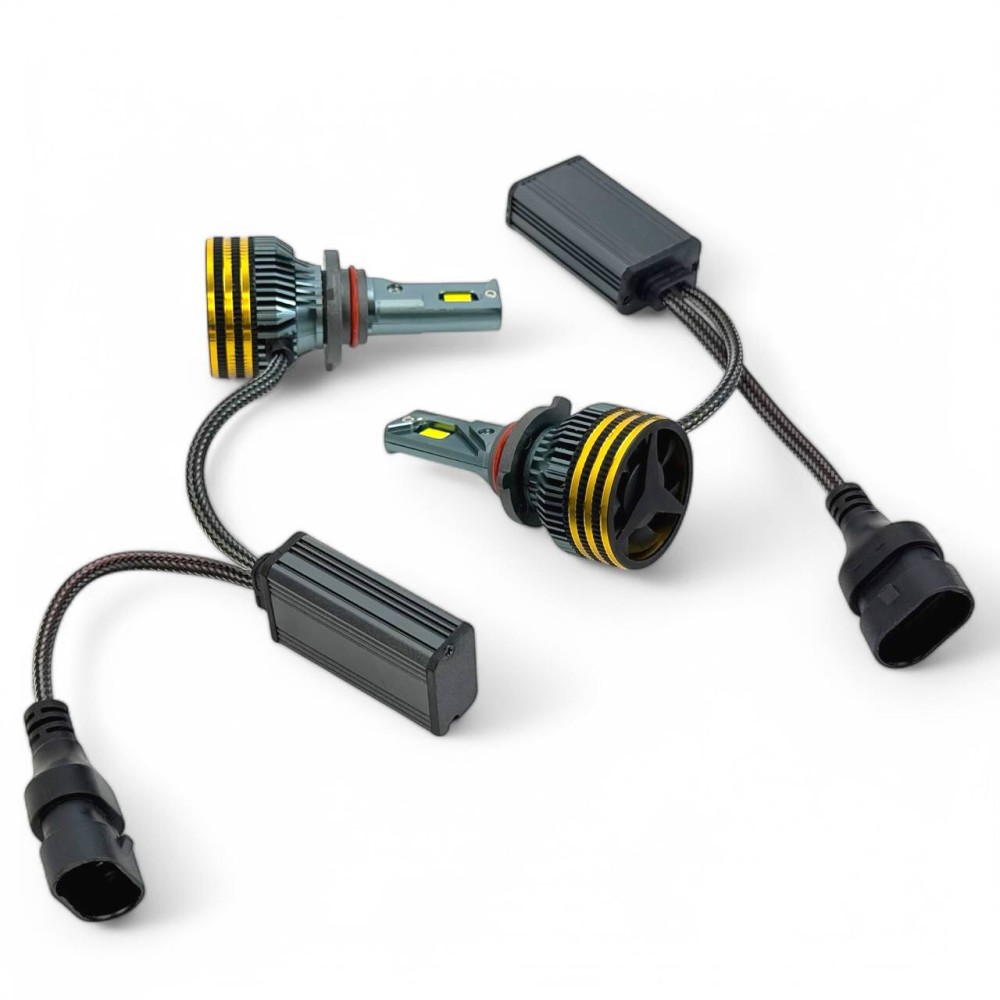 Светодиодные лампы HB3 9-32V LED Yellow 150W 6000K (комплект 2шт) Светодиодные лампы HB3 9-32V LED Yellow 150W 6000K (комплект 2шт)