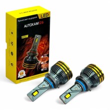 Светодиодные лампы HB4 9-32V LED Yellow 150W 6000K 15000Lm (комплект 2шт)