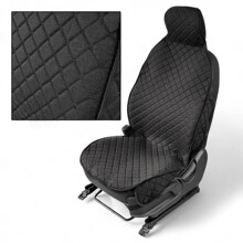 Накидка на газель 3 места с боками, юбкой, ткань лен, цвет черный