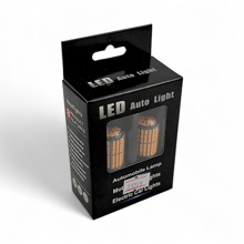 Светодиод S25 1157 (P21W BAY15D) оранжевая, 2шт