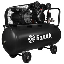 Компрессор 490 л/мин воздушный поршневой масляный для гаража 100л, 2200Вт, 10 бар 220В