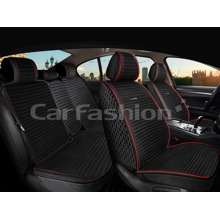 Комплект накидок на весь салон MONACO FULL PLUS матариал Велюр+ЭкоКожа, цвет черный/черный/красный/красный