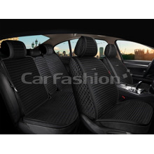 Комплект накидок на весь салон MONACO FULL PLUS материал Велюр+Экокожа, цвет черный/черный/черный/черный