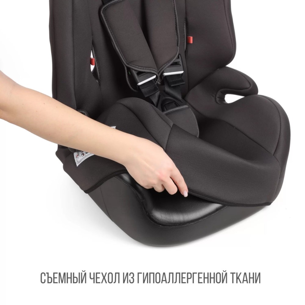Автокресло basic Atlantic ZL513 (9-36 кг, 1-12 лет), 3 в 1, цвет черный Автокресло basic Atlantic ZL513 (9-36 кг, 1-12 лет), 3 в 1, цвет черный