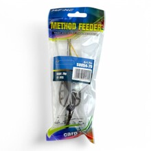 Оснастка METHOD FEEDER Волосяная оснащенная с одним крючком 70 гр