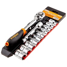 Набор головок торцевых с аксессуарами 1/2DR, 10-19 мм, 12 предметов