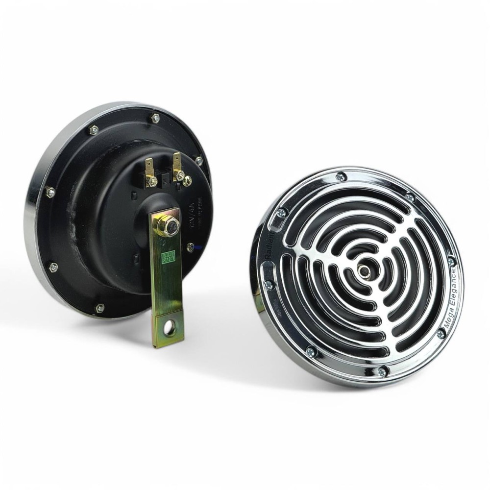 Сигнал звуковой MEGA хром 12 v 4 a Сигнал звуковой MEGA хром 12 v 4 a